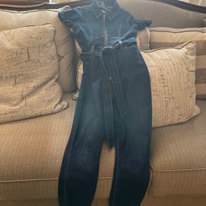 Alice & Olivia denim jumpsuit